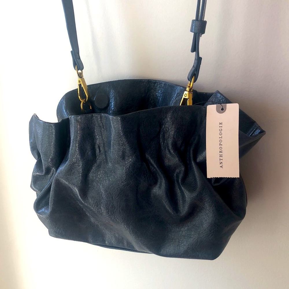 NWT ANTHROPOLOGIE CROSSBODY OR POUCH BLUE